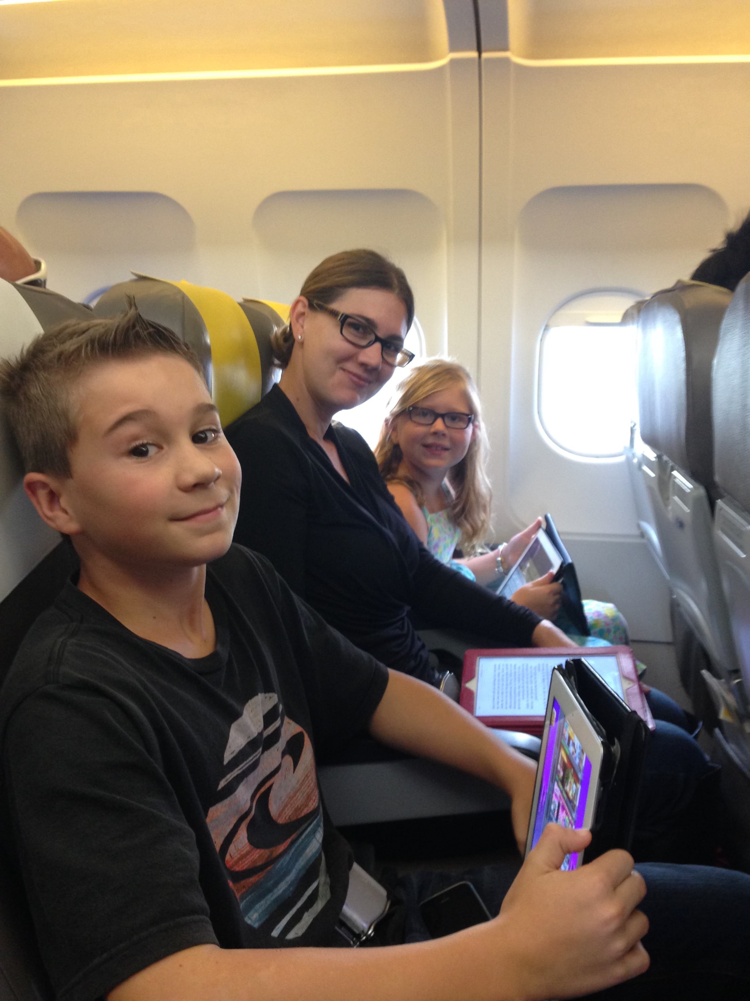 Surviving an Overnight Flight with Kids