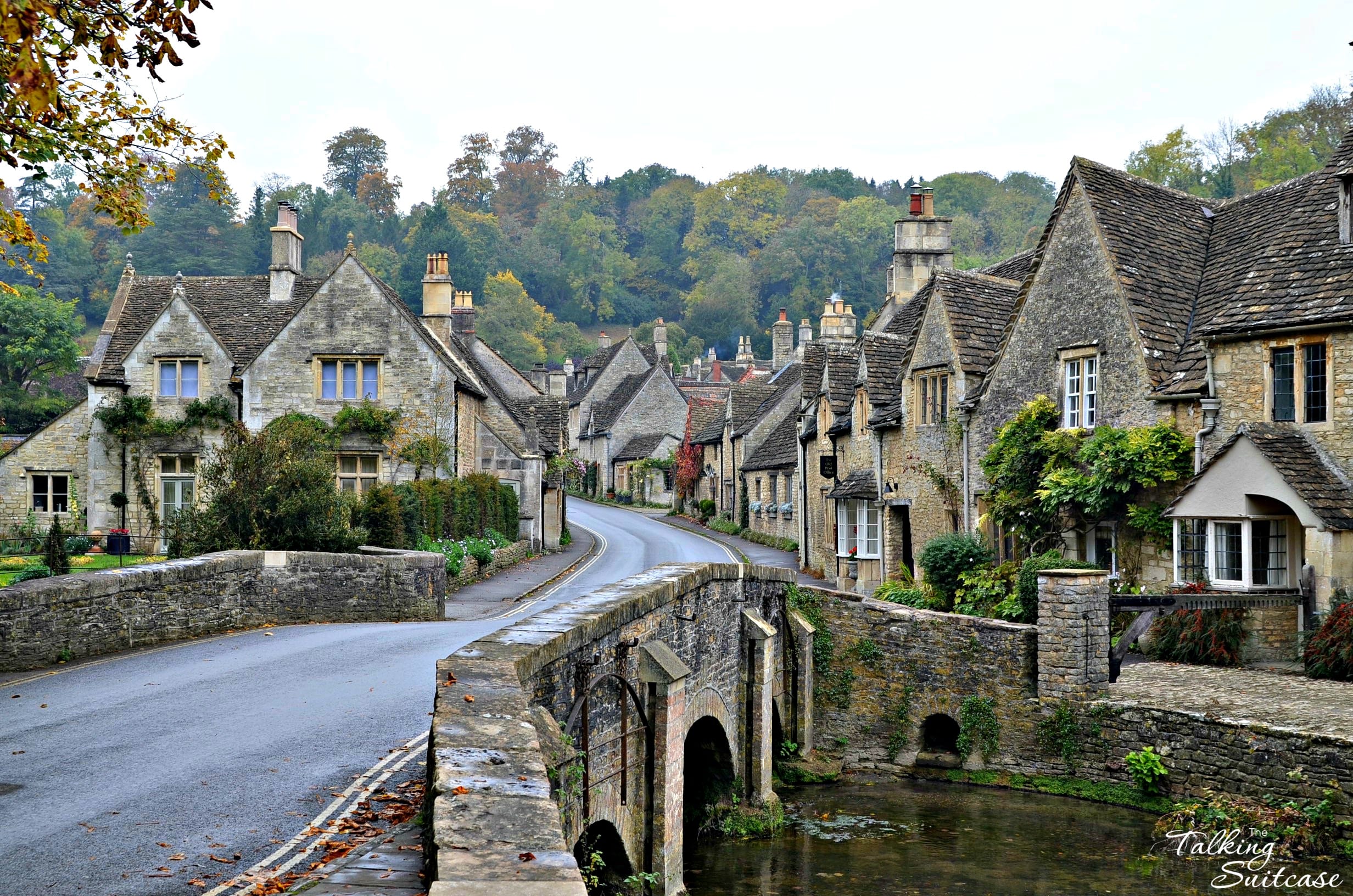 postcard perfect castle combe  The Talking Suitcase